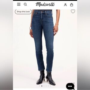 Madewell Midrise Stovepipe jeans